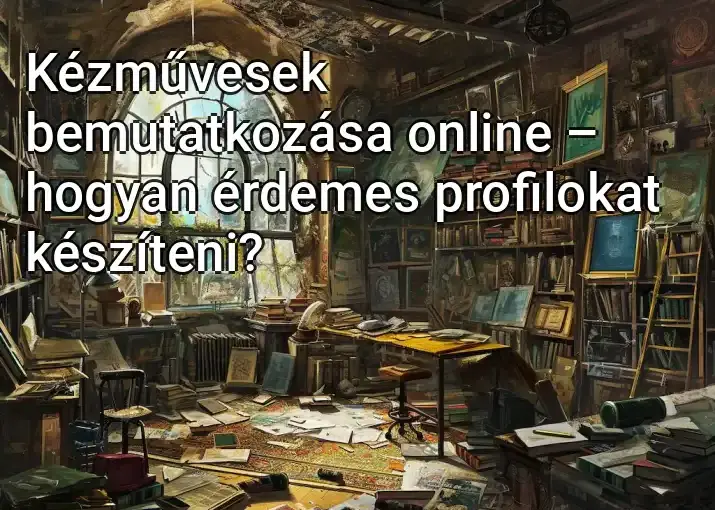 Kézművesek bemutatkozása online – hogyan érdemes profilokat készíteni?