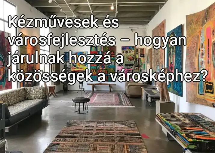 Kézművesek és városfejlesztés – hogyan járulnak hozzá a közösségek a városképhez?