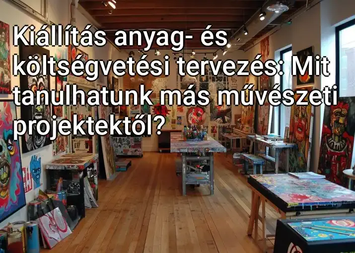 Kiállítás anyag- és költségvetési tervezés: Mit tanulhatunk más művészeti projektektől?