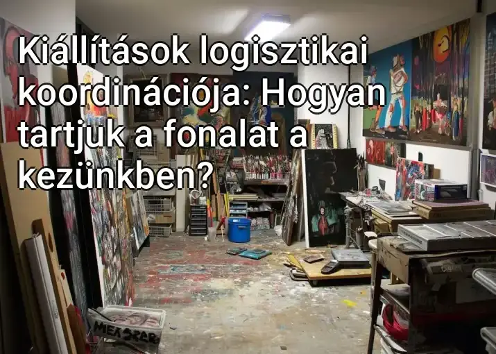 Kiállítások logisztikai koordinációja: Hogyan tartjuk a fonalat a kezünkben?