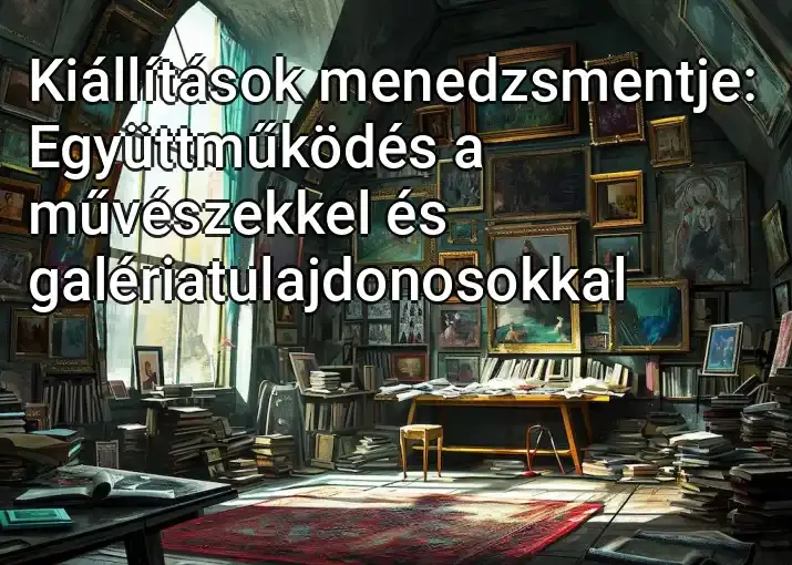 Kiállítások menedzsmentje: Együttműködés a művészekkel és galériatulajdonosokkal