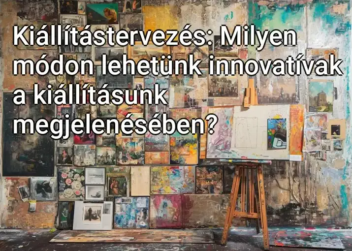 Kiállítástervezés: Milyen módon lehetünk innovatívak a kiállításunk megjelenésében?