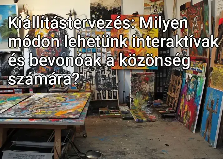 Kiállítástervezés: Milyen módon lehetünk interaktívak és bevonóak a közönség számára?