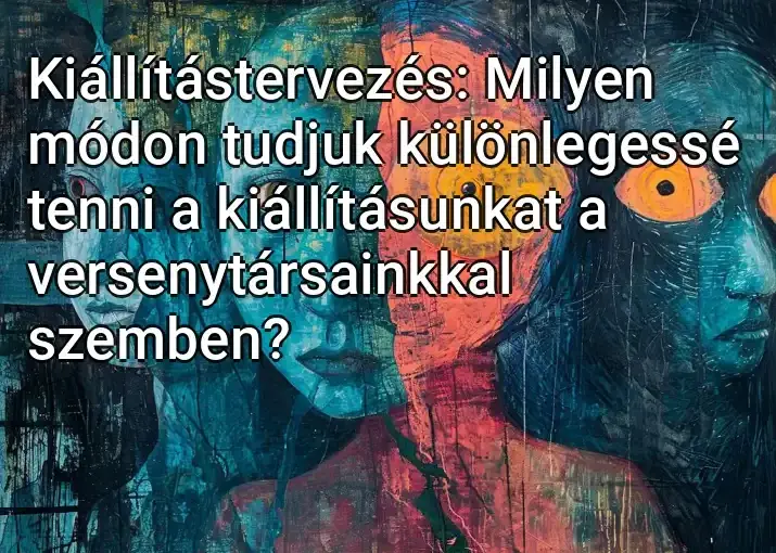 Kiállítástervezés: Milyen módon tudjuk különlegessé tenni a kiállításunkat a versenytársainkkal szemben?