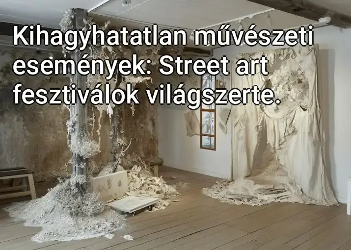 Kihagyhatatlan művészeti események: Street art fesztiválok világszerte.