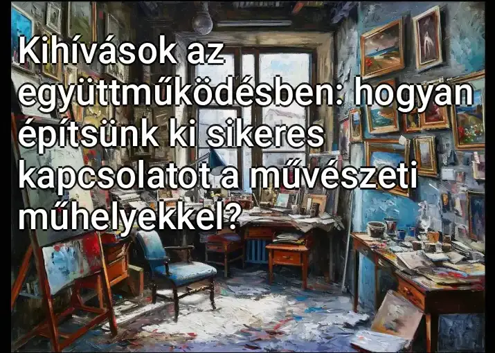 Kihívások az együttműködésben: hogyan építsünk ki sikeres kapcsolatot a művészeti műhelyekkel?