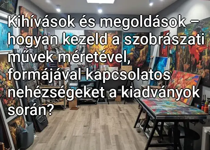 Kihívások és megoldások – hogyan kezeld a szobrászati művek méretével, formájával kapcsolatos nehézségeket a kiadványok során?