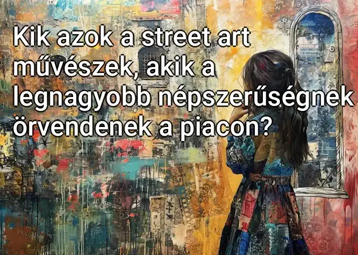 Kik azok a street art művészek, akik a legnagyobb népszerűségnek örvendenek a piacon?