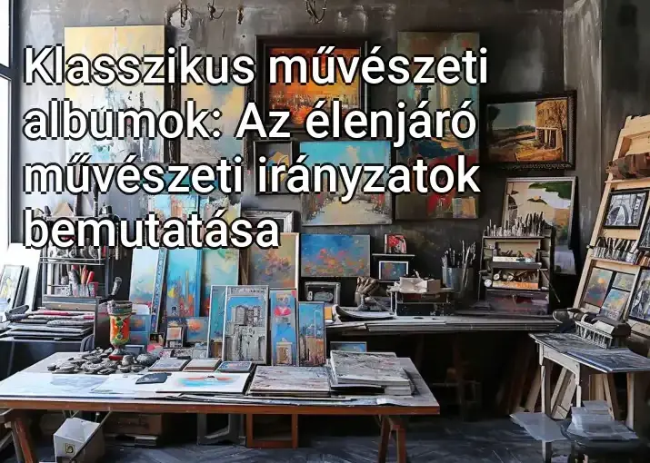 Klasszikus művészeti albumok: Az élenjáró művészeti irányzatok bemutatása