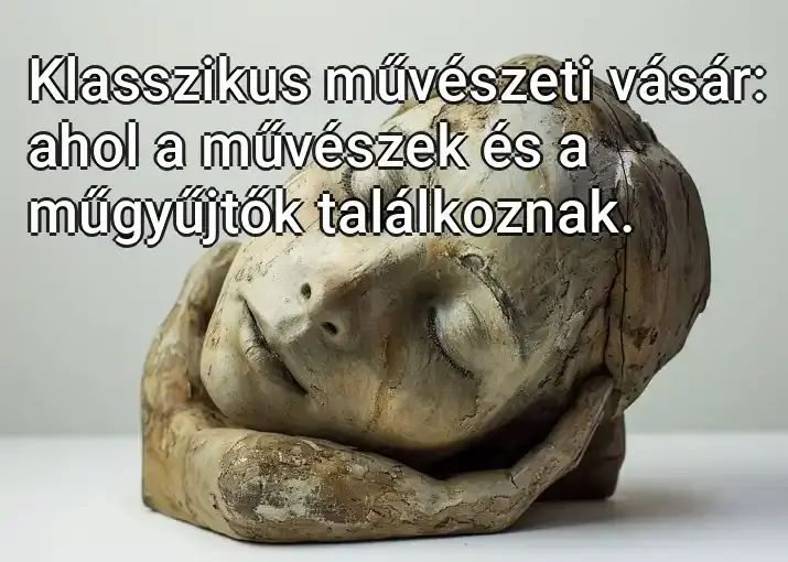 Klasszikus művészeti vásár: ahol a művészek és a műgyűjtők találkoznak.