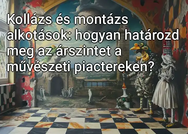 Kollázs és montázs alkotások: hogyan határozd meg az árszintet a művészeti piactereken?