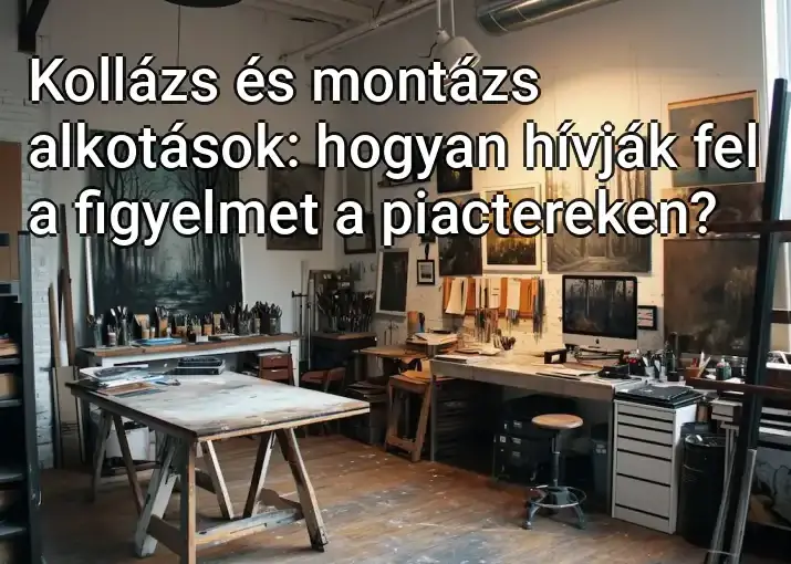 Kollázs és montázs alkotások: hogyan hívják fel a figyelmet a piactereken?