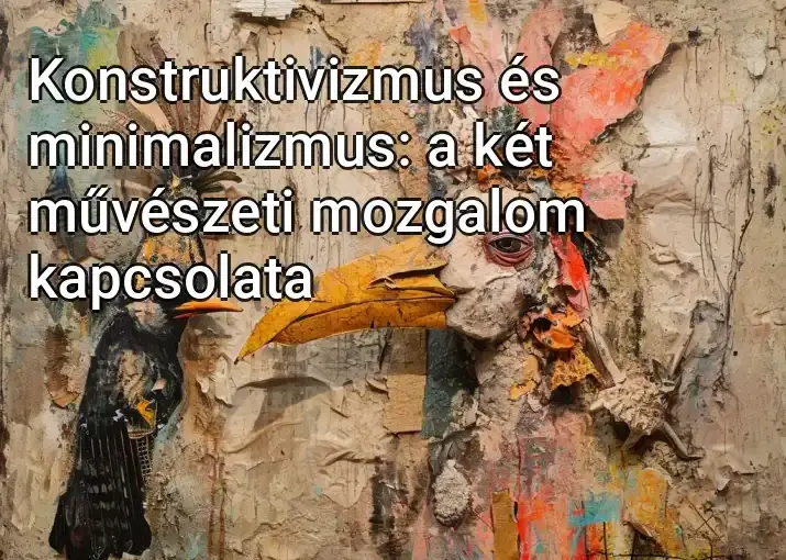 Konstruktivizmus és minimalizmus: a két művészeti mozgalom kapcsolata