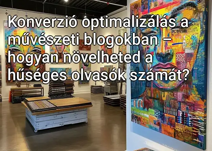 Konverzió optimalizálás a művészeti blogokban – hogyan növelheted a hűséges olvasók számát?