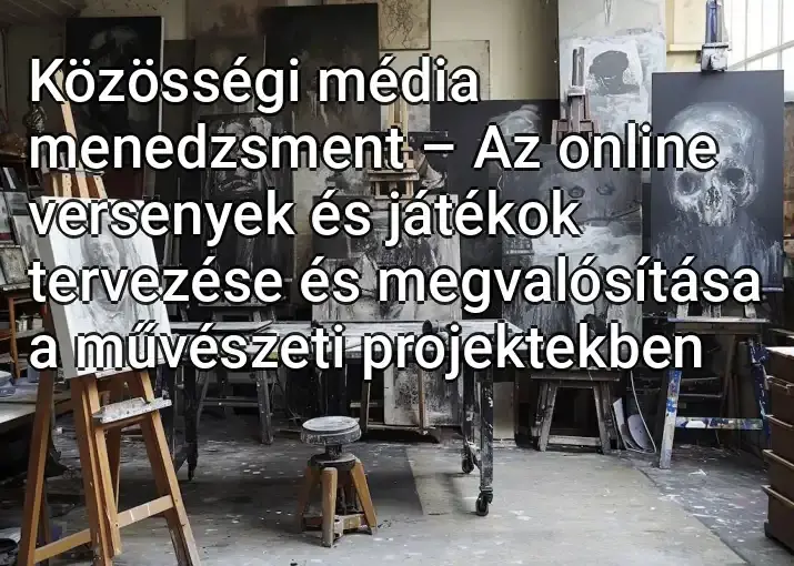 Közösségi média menedzsment – Az online versenyek és játékok tervezése és megvalósítása a művészeti projektekben