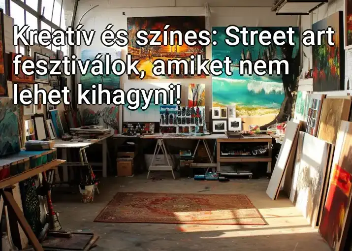 Kreatív és színes: Street art fesztiválok, amiket nem lehet kihagyni!