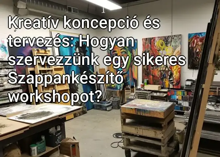 Kreatív koncepció és tervezés: Hogyan szervezzünk egy sikeres Szappankészítő workshopot?