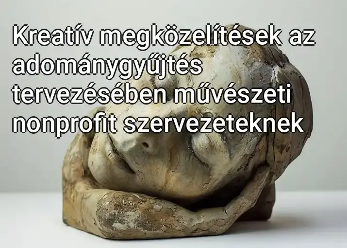 Kreatív megközelítések az adománygyűjtés tervezésében művészeti nonprofit szervezeteknek