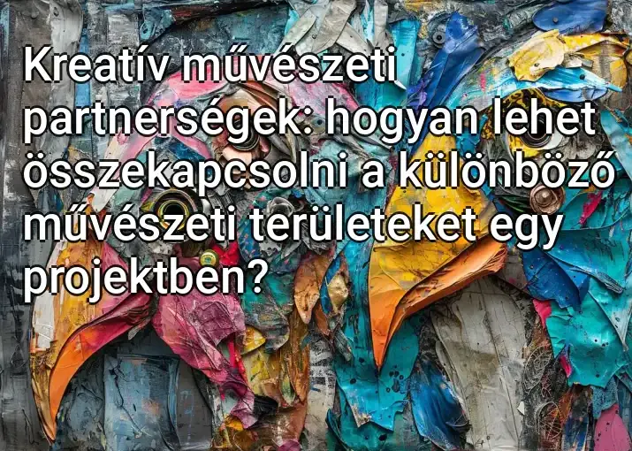 Kreatív művészeti partnerségek: hogyan lehet összekapcsolni a különböző művészeti területeket egy projektben?