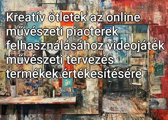 Kreatív ötletek az online művészeti piacterek felhasználásához videojáték művészeti tervezés termékek értékesítésére