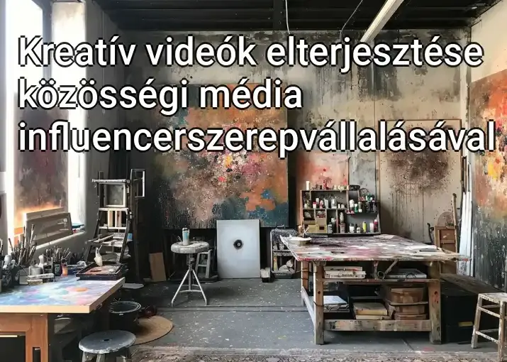 Kreatív videók elterjesztése közösségi média influencerszerepvállalásával