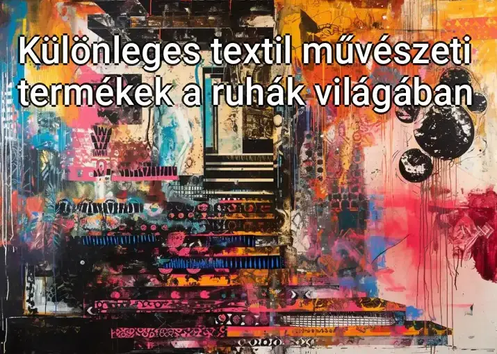 Különleges textil művészeti termékek a ruhák világában