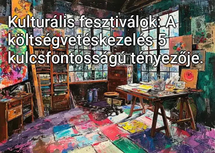 Kulturális fesztiválok: A költségvetéskezelés 5 kulcsfontosságú tényezője.