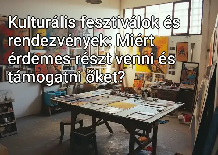 Kulturális fesztiválok és rendezvények: Miért érdemes részt venni és támogatni őket?