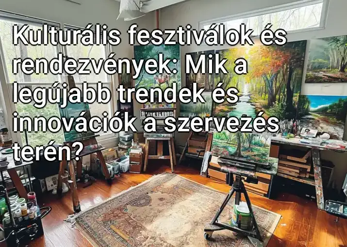 Kulturális fesztiválok és rendezvények: Mik a legújabb trendek és innovációk a szervezés terén?