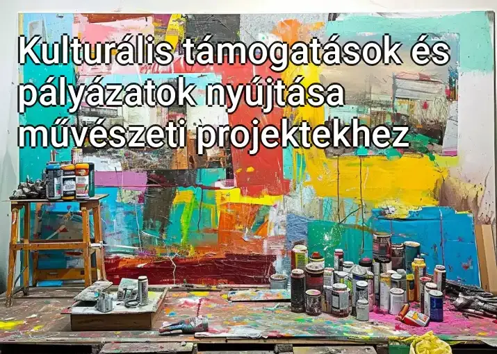 Kulturális támogatások és pályázatok nyújtása művészeti projektekhez