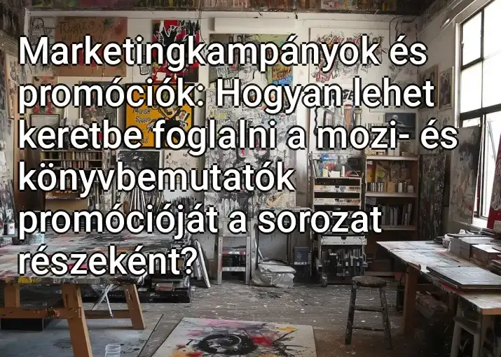 Marketingkampányok és promóciók: Hogyan lehet keretbe foglalni a mozi- és könyvbemutatók promócióját a sorozat részeként?