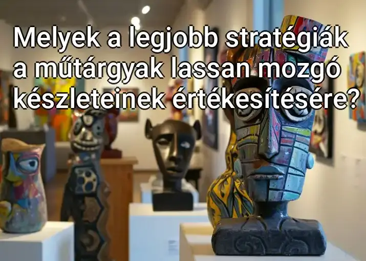 Melyek a legjobb stratégiák a műtárgyak lassan mozgó készleteinek értékesítésére?