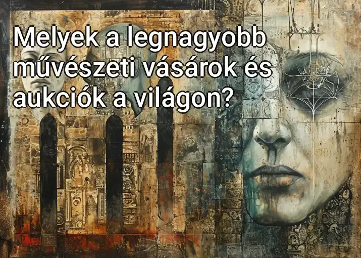 Melyek a legnagyobb művészeti vásárok és aukciók a világon?