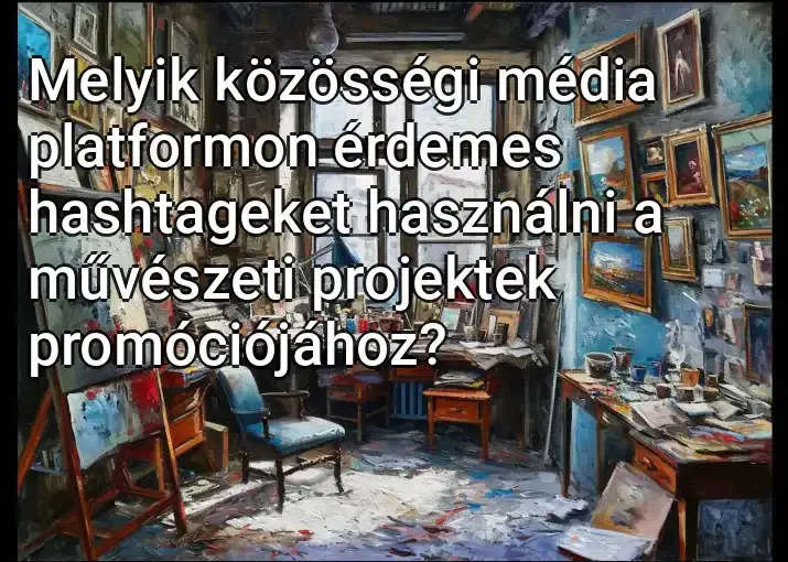 Melyik közösségi média platformon érdemes hashtageket használni a művészeti projektek promóciójához?