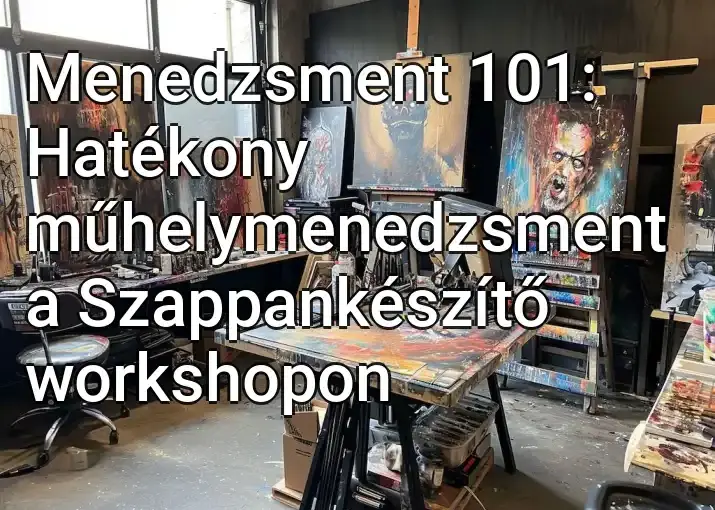 Menedzsment 101: Hatékony műhelymenedzsment a Szappankészítő workshopon