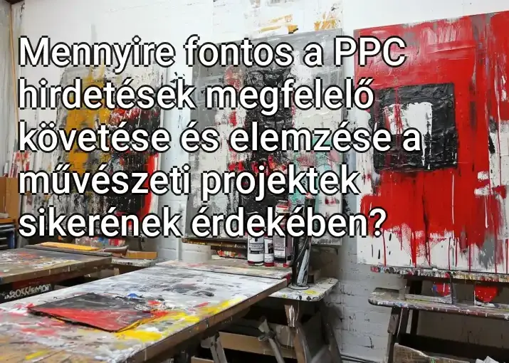 Mennyire fontos a PPC hirdetések megfelelő követése és elemzése a művészeti projektek sikerének érdekében?