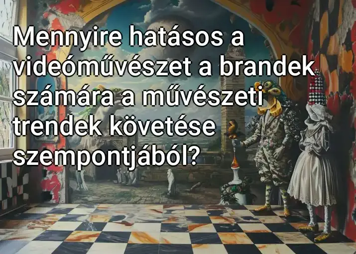 Mennyire hatásos a videóművészet a brandek számára a művészeti trendek követése szempontjából?