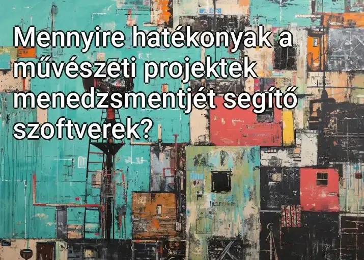 Mennyire hatékonyak a művészeti projektek menedzsmentjét segítő szoftverek?