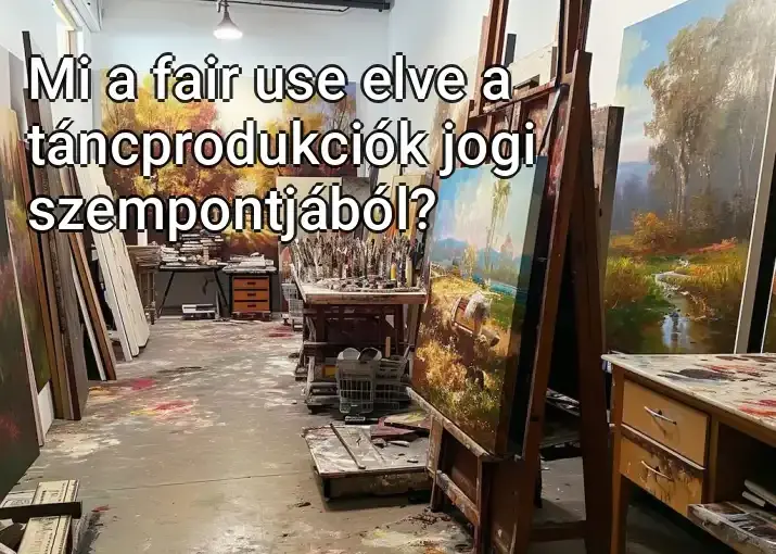 Mi a fair use elve a táncprodukciók jogi szempontjából?