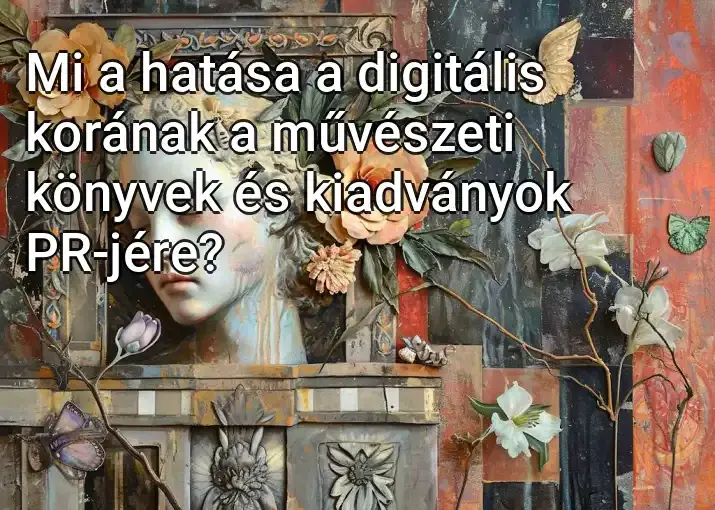 Mi a hatása a digitális korának a művészeti könyvek és kiadványok PR-jére?