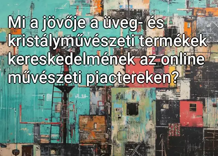 Mi a jövője a üveg- és kristályművészeti termékek kereskedelmének az online művészeti piactereken?