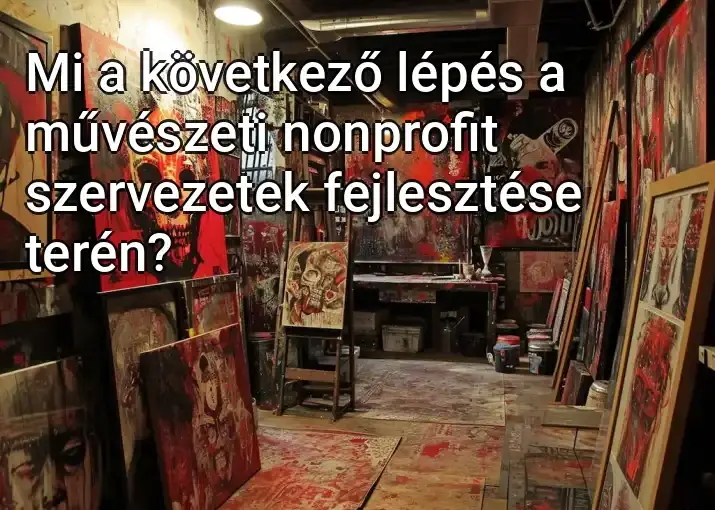 Mi a következő lépés a művészeti nonprofit szervezetek fejlesztése terén?