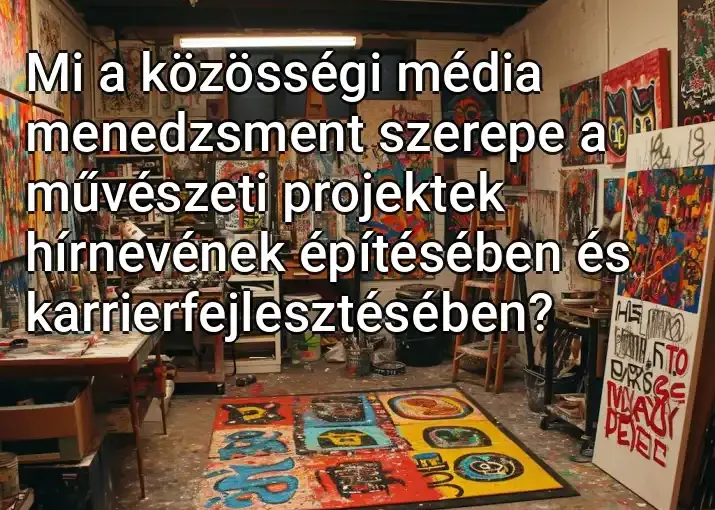 Mi a közösségi média menedzsment szerepe a művészeti projektek hírnevének építésében és karrierfejlesztésében?