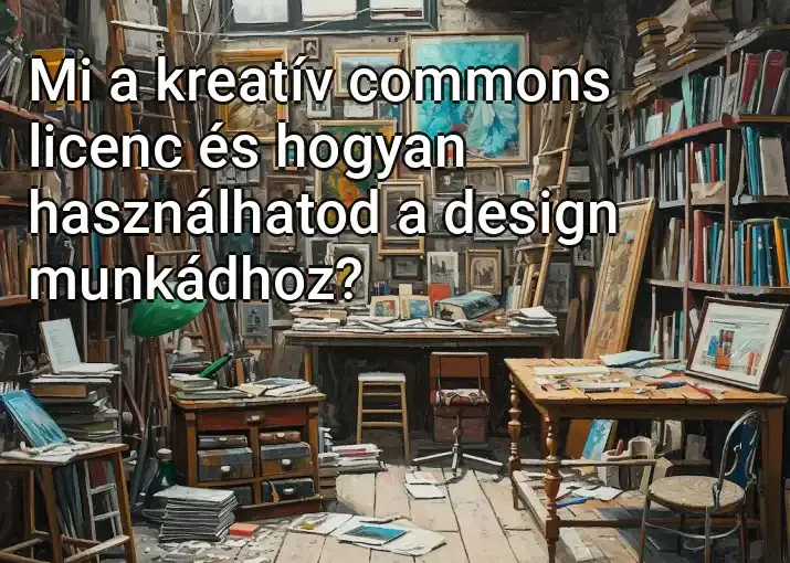 Mi a kreatív commons licenc és hogyan használhatod a design munkádhoz?