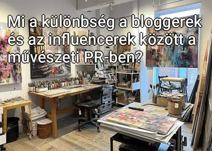 Mi a különbség a bloggerek és az influencerek között a művészeti PR-ben?