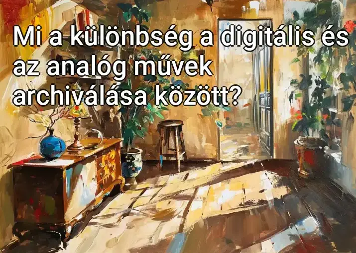 Mi a különbség a digitális és az analóg művek archiválása között?