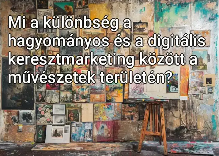 Mi a különbség a hagyományos és a digitális keresztmarketing között a művészetek területén?