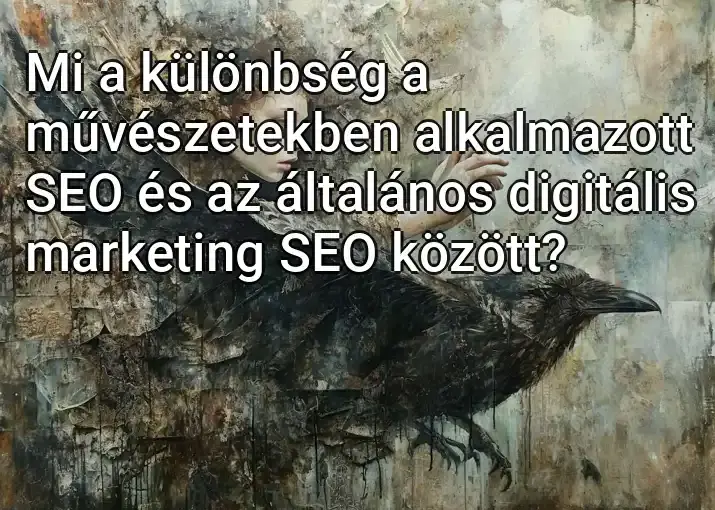 Mi a különbség a művészetekben alkalmazott SEO és az általános digitális marketing SEO között?