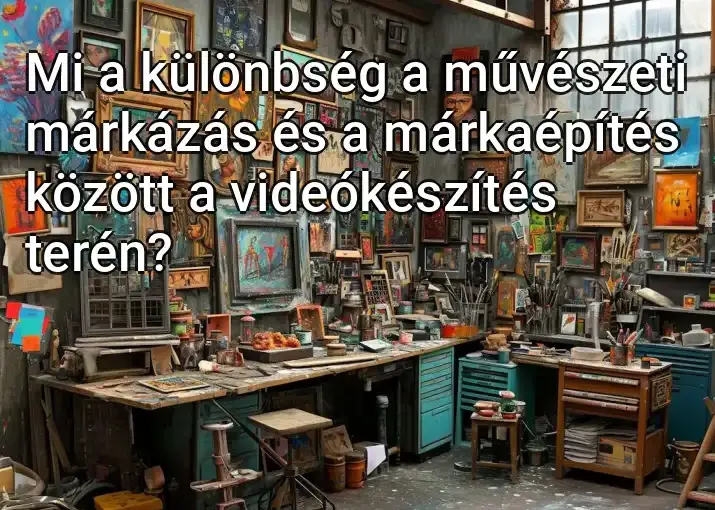 Mi a különbség a művészeti márkázás és a márkaépítés között a videókészítés terén?