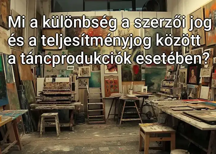 Mi a különbség a szerzői jog és a teljesítményjog között a táncprodukciók esetében?